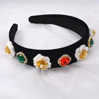 Vintage Baroque Crystal Headband With Diamond Pearl Hairpin Headband main image 5