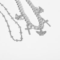 Hip-hop Necklace Cross Multi-layer Women's Suit Necklace main image 5