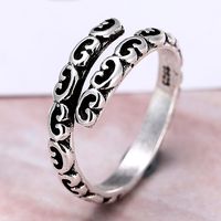 Metal Imitation Thai Silver Open Ring Wholesales Yiwu Suppliers China main image 2