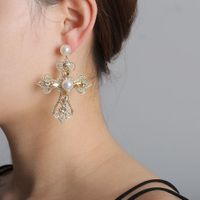 Cross Diamond Earrings Cheap Wholesales Yiwu Fashion Suppliers China main image 5