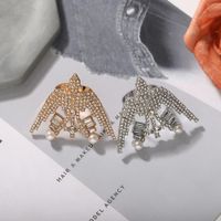 Women&#39;s New Fashion Party Ring With Diamond Swallow Alloy Ring main image 1