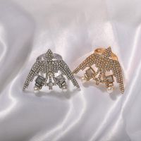 Women&#39;s New Fashion Party Ring With Diamond Swallow Alloy Ring main image 4