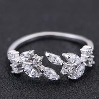 Jewellery For Women Korean Fashion Ol Bright Zircon Open Ring Wholesales Yiwu Suppliers China main image 1