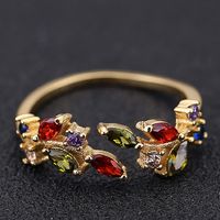 Jewellery For Women Korean Fashion Ol Bright Zircon Open Ring Wholesales Yiwu Suppliers China main image 5