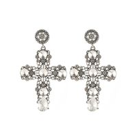 Cross Diamond Earrings Cheap Wholesales Yiwu Fashion Suppliers China sku image 3