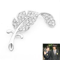 Korean Fashion Diamond Brooch Wholesale main image 3