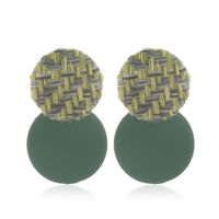 Yi Wu Jewelry New Fashion Simple Wild Disc Earrings Wholesale sku image 3