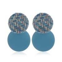 Yi Wu Jewelry New Fashion Simple Wild Disc Earrings Wholesale sku image 4