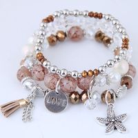 Fashion Metal Starfish Wild Multi-layer Hanging Bracelet main image 3