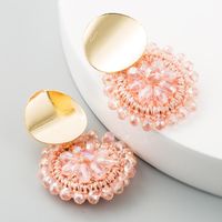 Nihaojewelry Explosion Flower Earrings Alloy Hand Beaded Boho Valentine Wholesales Fashion main image 5