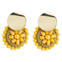 Nihaojewelry Explosion Flower Earrings Alloy Hand Beaded Boho Valentine Wholesales Fashion main image 6
