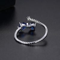 Jinse Fate Knoten Ring Mode Koreanische Einfache Damen Bogen Öffnung Verstellbare Ring Schmuck Geschenk main image 3