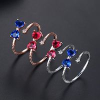 خاتم الأزياء الكورية بسيطة سيدة القوس افتتاح قابل للتعديل حلقة مجوهرات هدية العصرية main image 4
