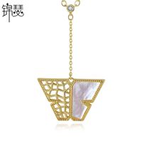 Korean Simple Temperament Hollow Personality Wild Copper Inlaid Zirconium Ladies Necklace Gift Necklace main image 1