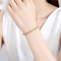 Jinse Cylindre De Serrure Bracelet Mode Personnalisé Populaire Coréenne Style Simple Creux Bracelet De Femmes En Gros Cadeau main image 3