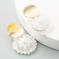 Nihaojewelry Explosion Flower Earrings Alloy Hand Beaded Boho Valentine Wholesales Fashion sku image 1
