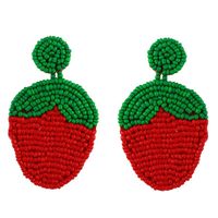 Nihaojewelry Hand-woven Rice Beads Flower Earrings Female Earrings sku image 1
