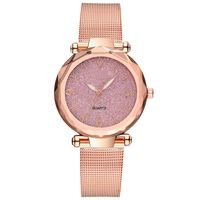 Fashion Angular Mirror Ladies Fashion Watch Ladies Watches Without Logo Glitter Pink Quartz Watch main image 1