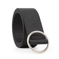 Basic Round Iron Unisex Leather Belts sku image 7