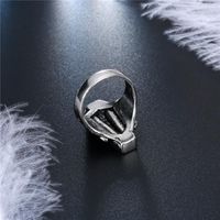 Vintage Silver Ring Dripping Open Grim Reaper Ring main image 5