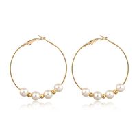 New Fashion Exaggerated Pearl Earrings Large Earrings Wholesale main image 1