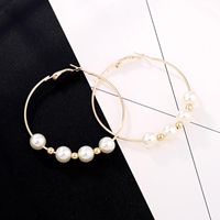 New Fashion Exaggerated Pearl Earrings Large Earrings Wholesale main image 4