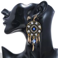 Bohemian Jewelry Geometric Long Diamond Tassel Earrings For Women Earrings main image 1