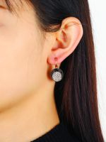 Europäische Und Amerikanische Neue Trend Ige Ovale Diamant-geometrische Ohrringe Mode Retro Einfache Vielseitige Böhmische Ohrringe main image 1