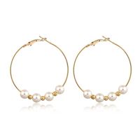 New Fashion Exaggerated Pearl Earrings Large Earrings Wholesale sku image 1