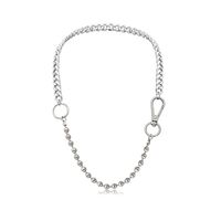 Großhandel Schmuck Einfacher Stil Geometrisch Metall Eisen Überzug Halskette main image 4