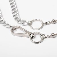 Großhandel Schmuck Einfacher Stil Geometrisch Metall Eisen Überzug Halskette main image 5