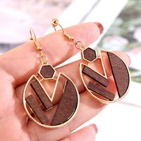 Earrings Geometric Exaggerated Alloy Earrings New Round Jewelry main image 3