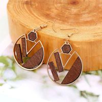 Earrings Geometric Exaggerated Alloy Earrings New Round Jewelry main image 4