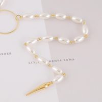 Korean New Fashion Pearl Necklace Pendant Clavicle Chain For Women Wholesale main image 4
