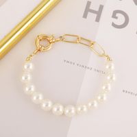 New Fashion Pearl Chain Pendant Bracelet Necklace Set Wholesale main image 5