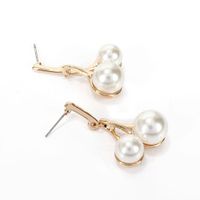 Explosion-like Pearl Cherry Earrings Korean Pearl Pendant sku image 1