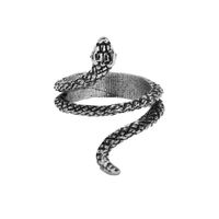 Fashion Irregular Dark Alloy Snake Ring With Jewelry Women sku image 5