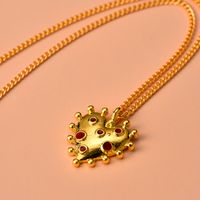 Yi Wu Jewelry New Gold-plated Love Necklace Punk Style Necklace Women Wholesale sku image 2