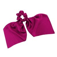 New Fashion Simple Ribbon Hairband Bow Satin Solid Color Long Ribbon Cheap Hairband Wholesale main image 5
