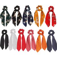 New Fashion Spring Ribbon Hairband Knotted Square Scarf Tassel Cheap Hairband Wholesale main image 3