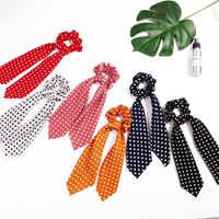 New Fashion Spring Ribbon Hairband Knotted Square Scarf Tassel Cheap Hairband Wholesale main image 4