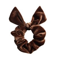 New Fashion Pointed Rabbit Ears Velvet Bow Cheap Hair Rope Wholesale main image 6