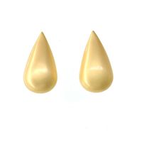 New Fashion Wild Simple Silver Plated Smooth Drop Earrings Wholesale main image 6