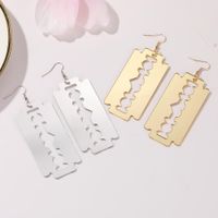 New Fashion Exaggerated Large Blade Earrings Female Wild Funny Earrings main image 3