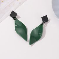 New Korean Earrings Tricolor Willow Leaf Earrings For Women Wholesale main image 5