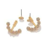 Européen Et Américain De Mode Cupidon Flèche Forme Diamant À Double Usage Boucles D'oreilles Croix-frontière Vente Chaude Fine Et Exquis Tous-match Oreille Bijoux main image 4