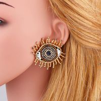 New Jewelry Bead Earrings Devil's Eye Earrings main image 4