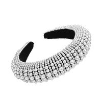 Thick Sponge Pearl Hair Hoop Fashion Headband Hair Accessories Wholesale main image 2