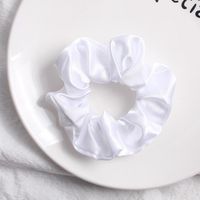 New Fashion Color Hair Ring Solid Color Satin Color Cheap Hair Ring Wholesale sku image 1