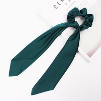 New Fashion Simple Ribbon Hairband Bow Satin Solid Color Long Ribbon Cheap Hairband Wholesale sku image 8